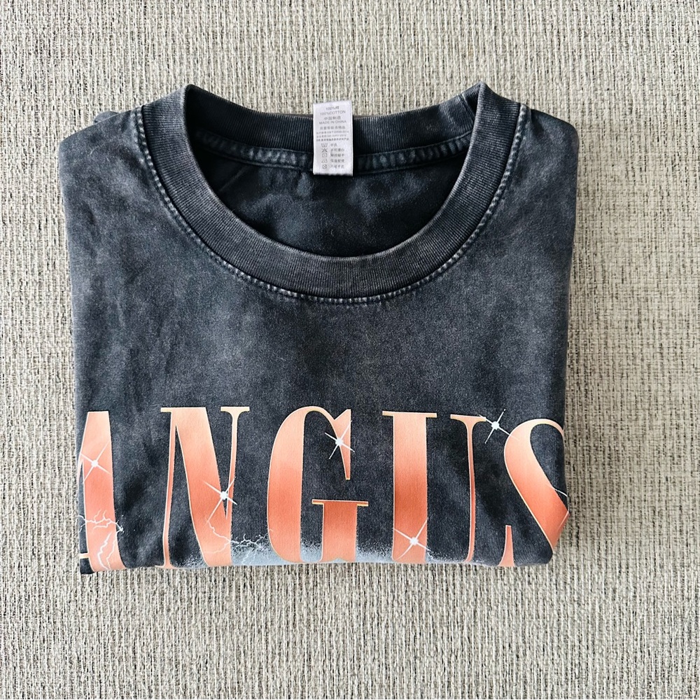 Medium Oversized Black Graphic T-Shirt.